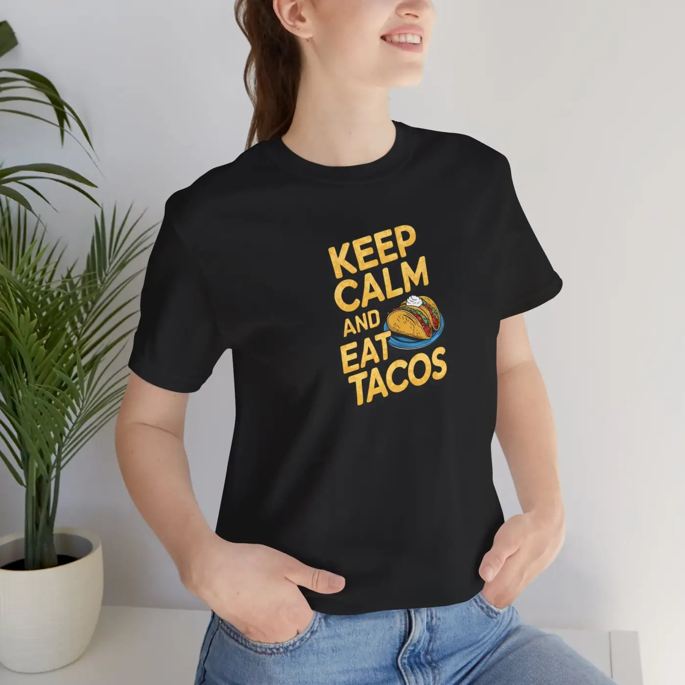 Tacos Unisex Jersey Short Sleeve Tee - Eat Tacos - DipaliZ