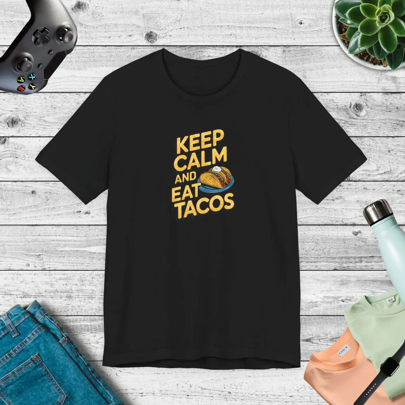 Tacos Unisex Jersey Short Sleeve Tee - Eat Tacos - DipaliZ