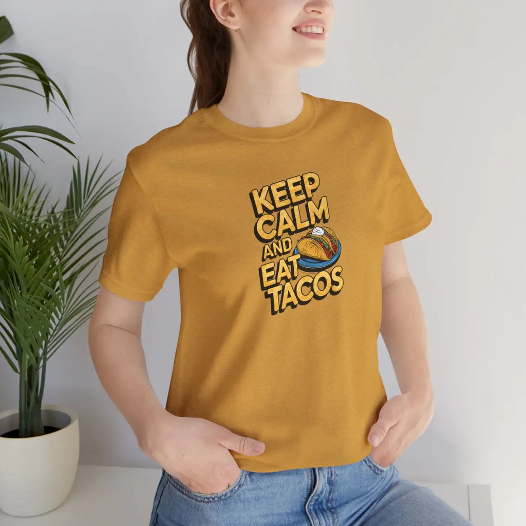 Tacos Unisex Jersey Short Sleeve Tee - Eat Tacos - DipaliZ