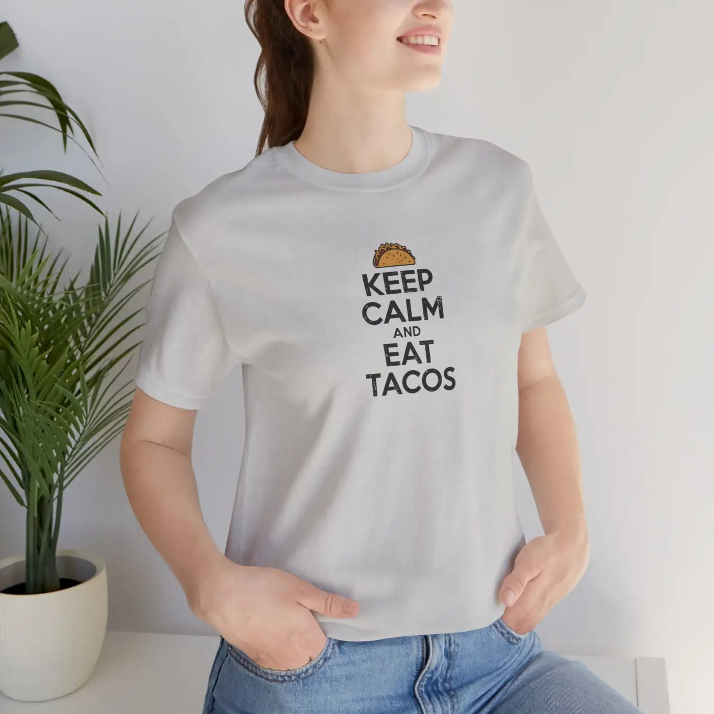 Tacos Unisex Jersey Short Sleeve Tee - Eat Tacos Design - DipaliZ