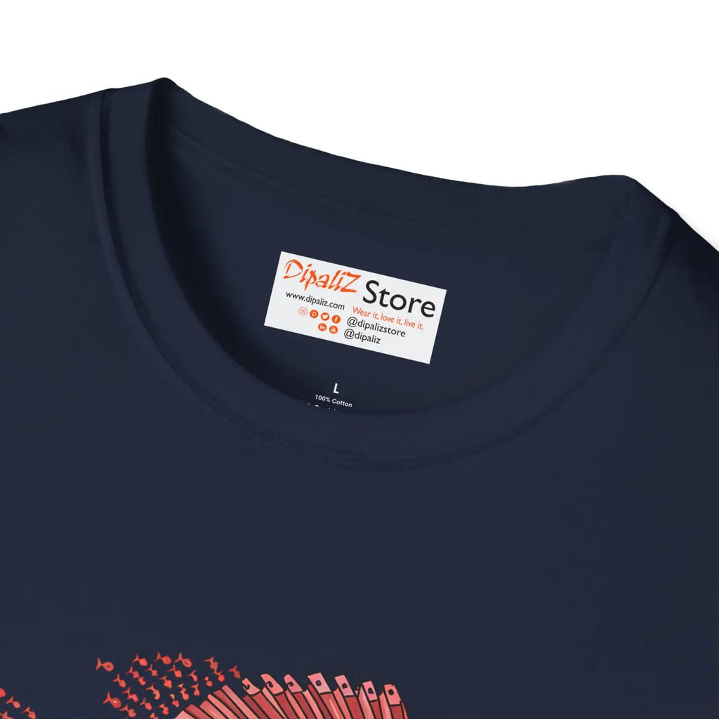 Swimming Unisex Softstyle Tee - Ultimate Comfort Style - DipaliZ