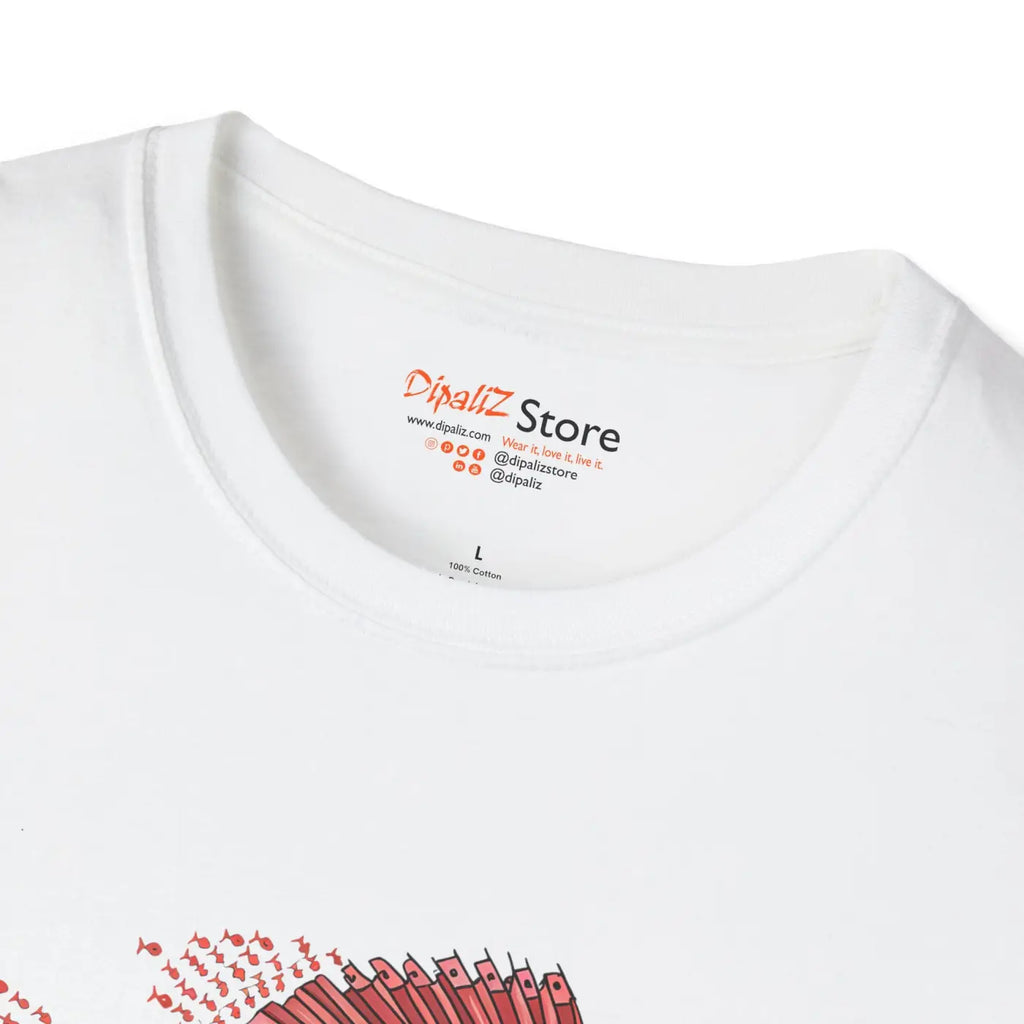 Swimming Unisex Softstyle Tee - Ultimate Comfort Style - DipaliZ