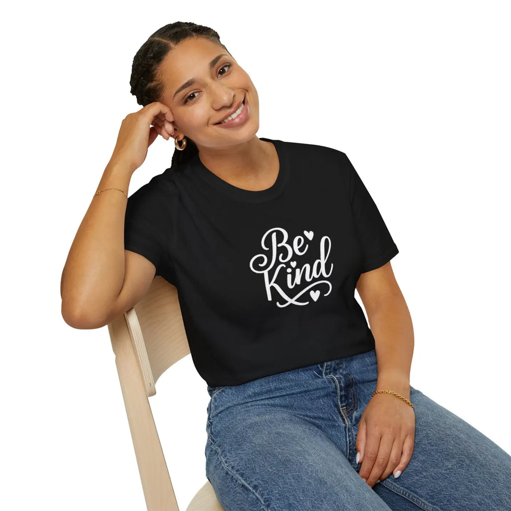 Kind Unisex Softstyle Tee - Spread Positivity Daily - DipaliZ
