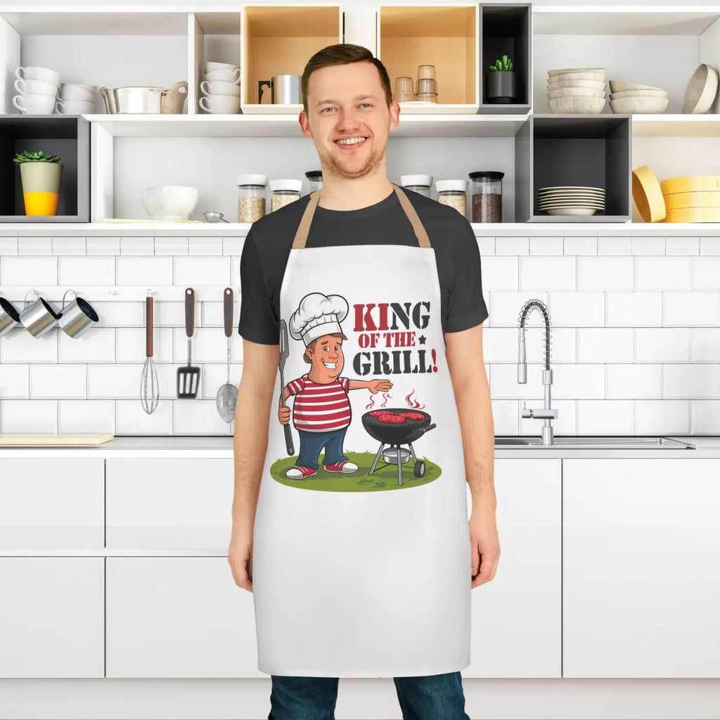 Vibrant Grill Apron - Bold All Over Print Design - DipaliZ