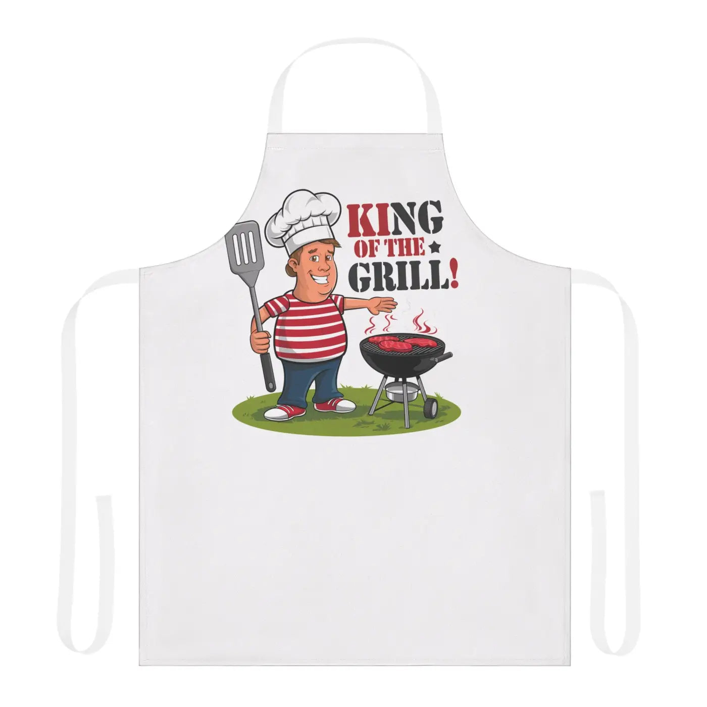 Vibrant Grill Apron - Bold All Over Print Design - DipaliZ