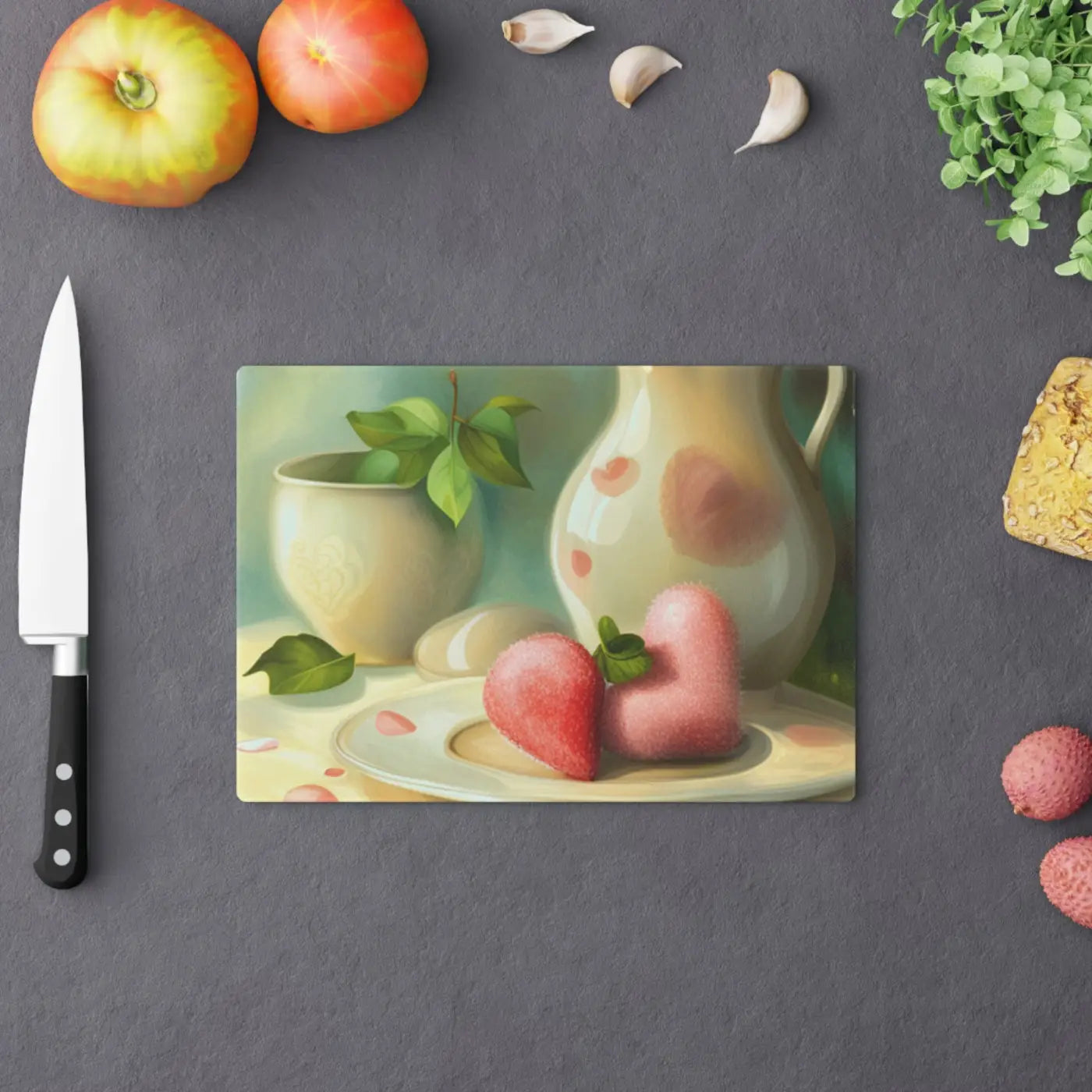 Fruits Cutting Board - Vibrant Kitchen Table Charm - DipaliZ