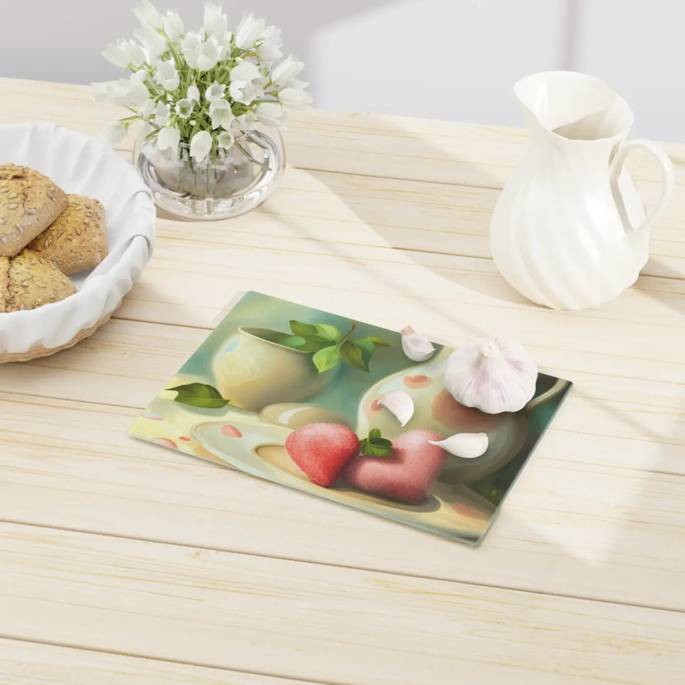 Fruits Cutting Board - Vibrant Kitchen Table Charm - DipaliZ
