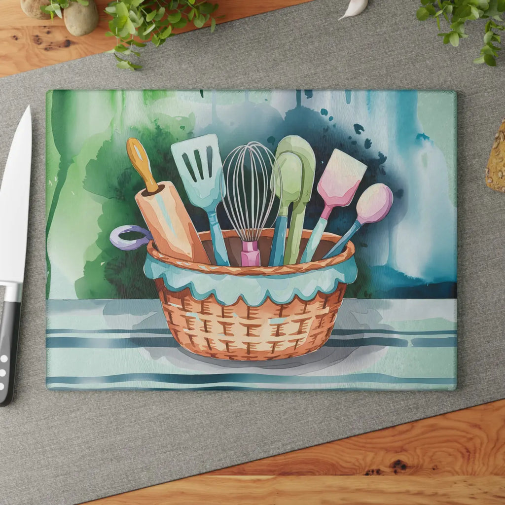 Chic Glass Cutting Board - Tempered Glass Material - DipaliZ