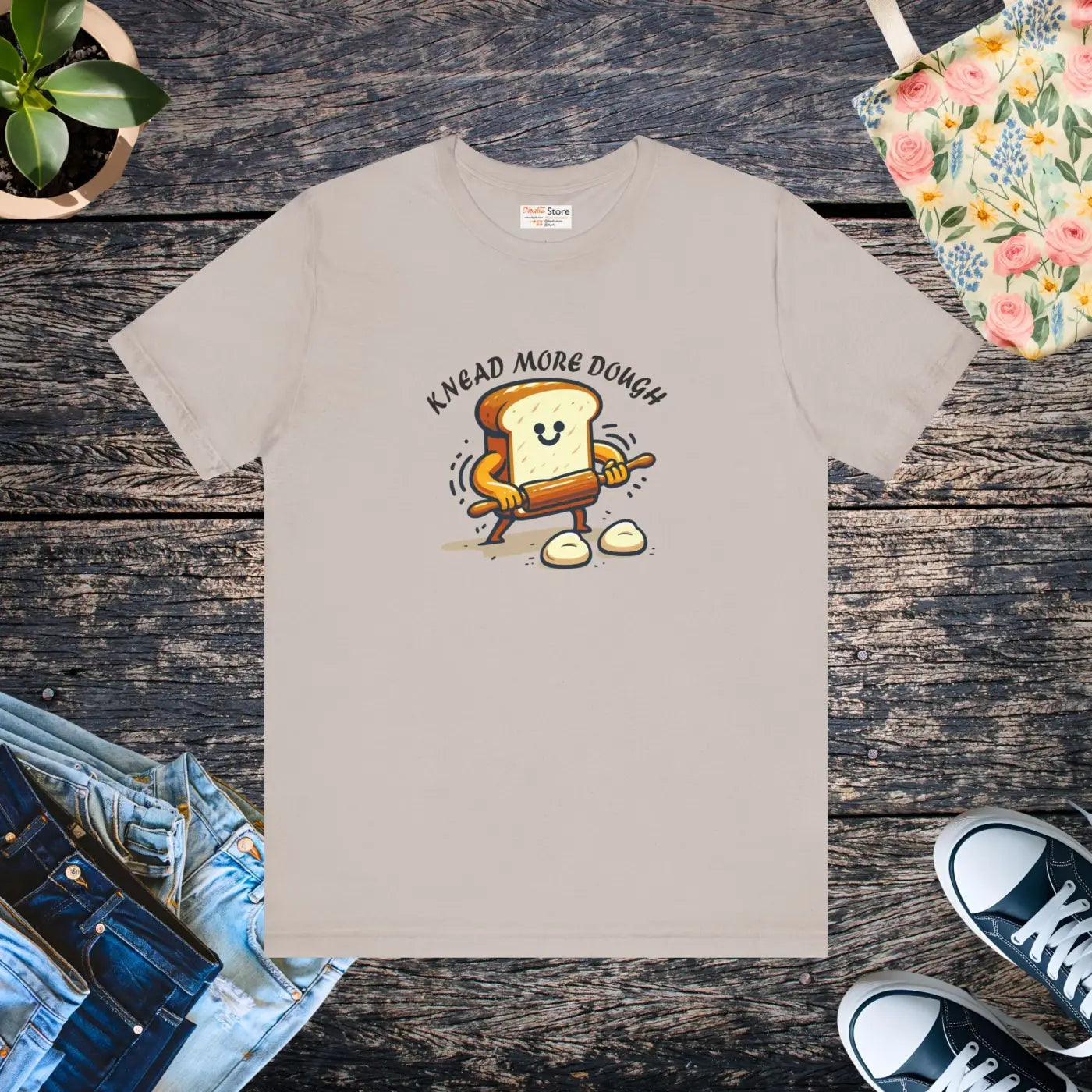 Dough Unisex Tee - Baking Enthusiasts and Food Lovers - DipaliZ