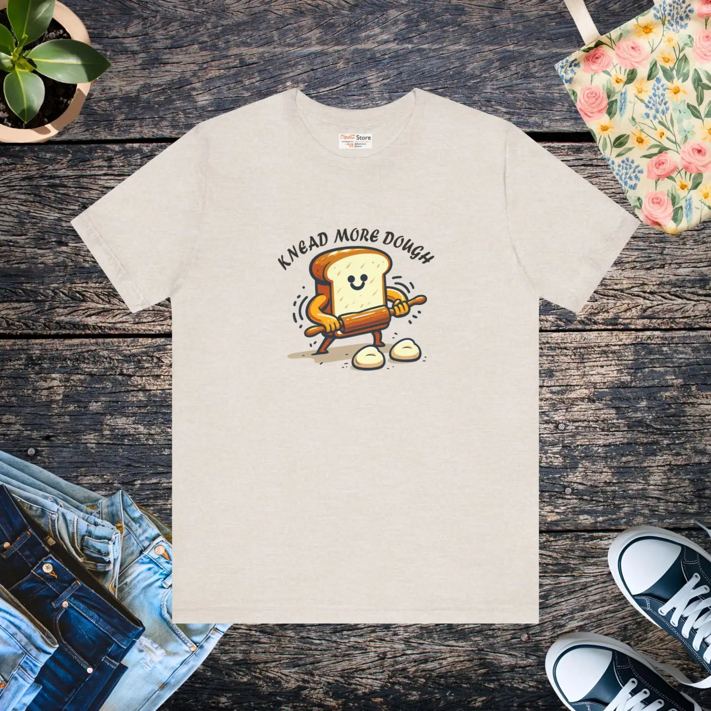 Dough Unisex Tee - Baking Enthusiasts and Food Lovers - DipaliZ