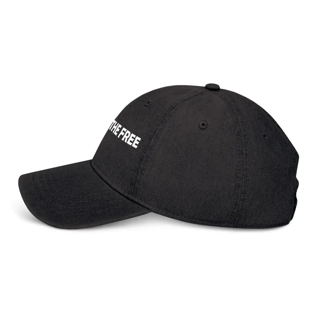 Free Denim Hat - Embroidered Patriotic Casual Style - DipaliZ