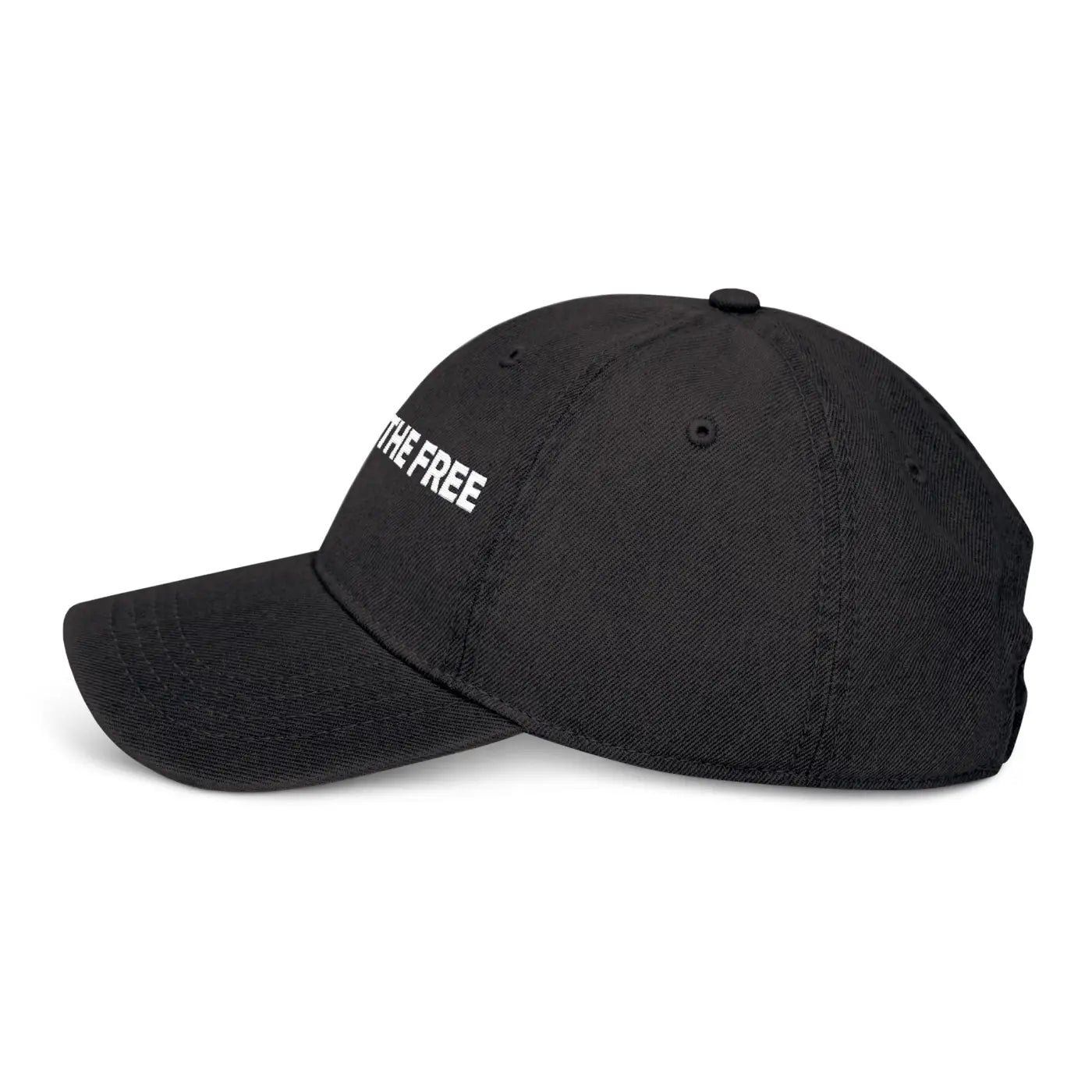 Free Denim Hat - Embroidered Patriotic Casual Style - DipaliZ