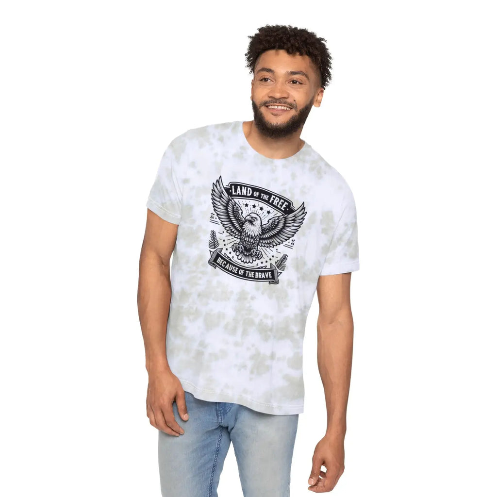 Tie-Dyed T-Shirt - Luxurious Fabric Womens Fashion - DipaliZ