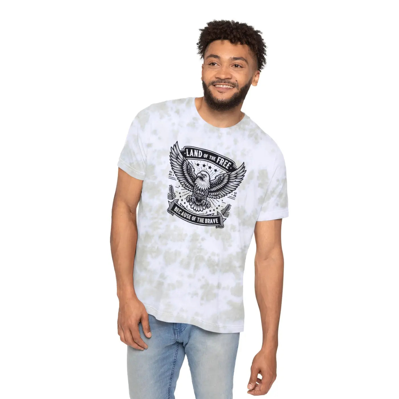 Tie-Dyed T-Shirt - Luxurious Fabric Womens Fashion - DipaliZ