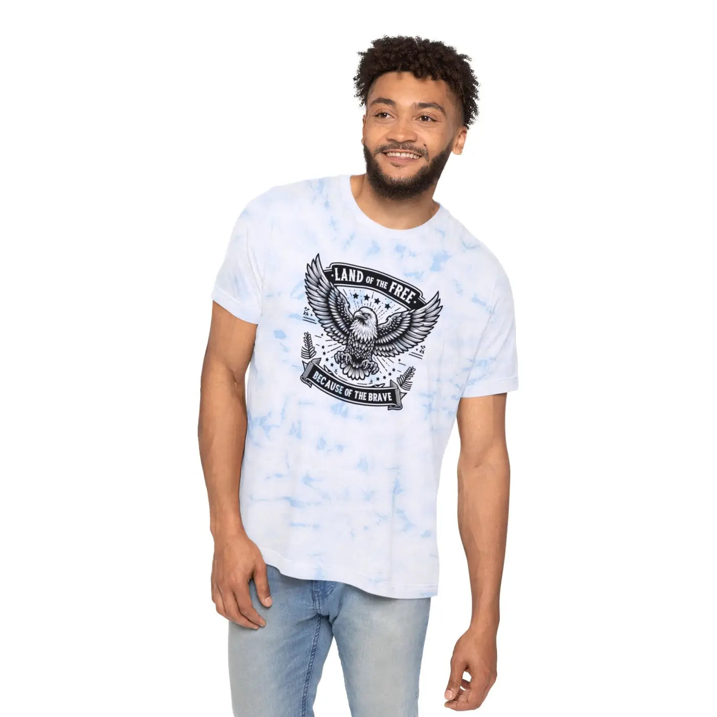 Tie-Dyed T-Shirt - Luxurious Fabric Womens Fashion - DipaliZ