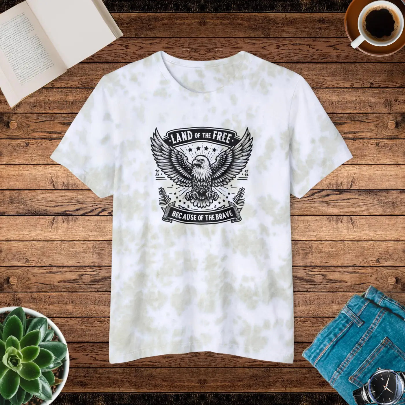 Tie-Dyed T-Shirt - Luxurious Fabric Womens Fashion - DipaliZ