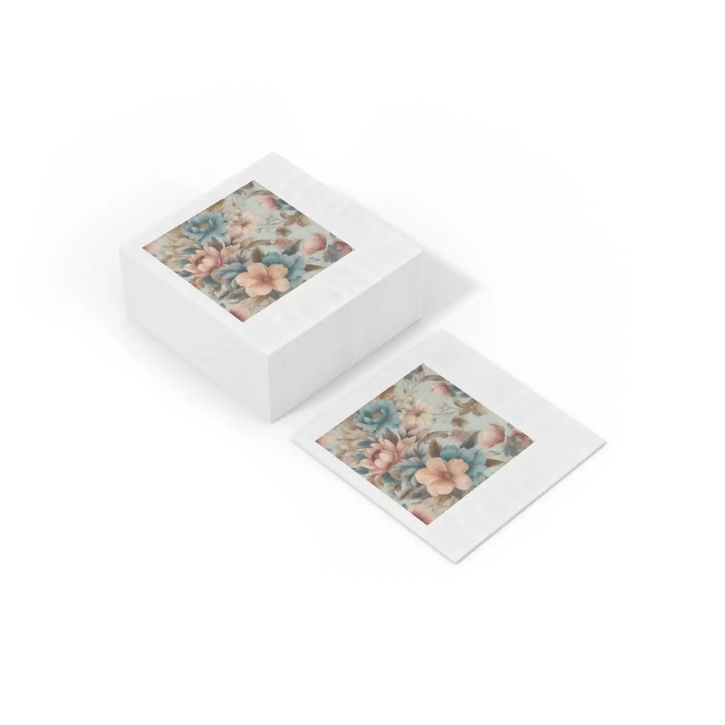 Floral Pattern Paper Napkins - Party Essentials - DipaliZ