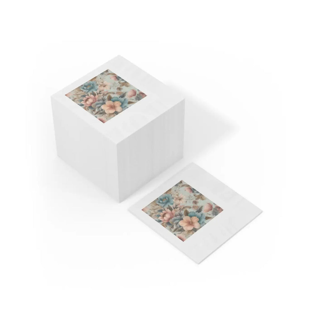 Floral Pattern Paper Napkins - Party Essentials - DipaliZ