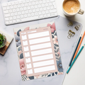 Chic Blossoming Large Flower Planner - Daily Organizer - DipaliZ
