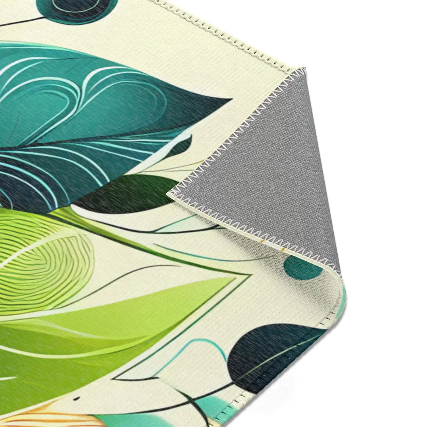 Floral Area Rugs - Large Leaf Designs for Living Spaces - DipaliZ