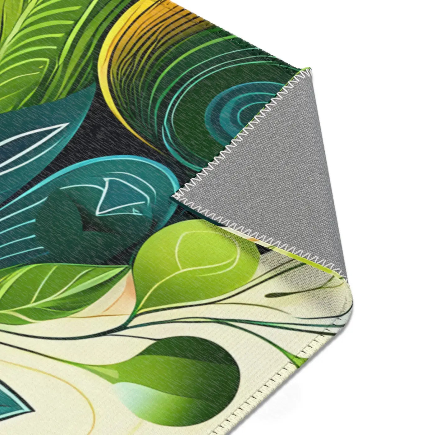 Floral Area Rugs - Large Leaf Designs for Living Spaces - DipaliZ