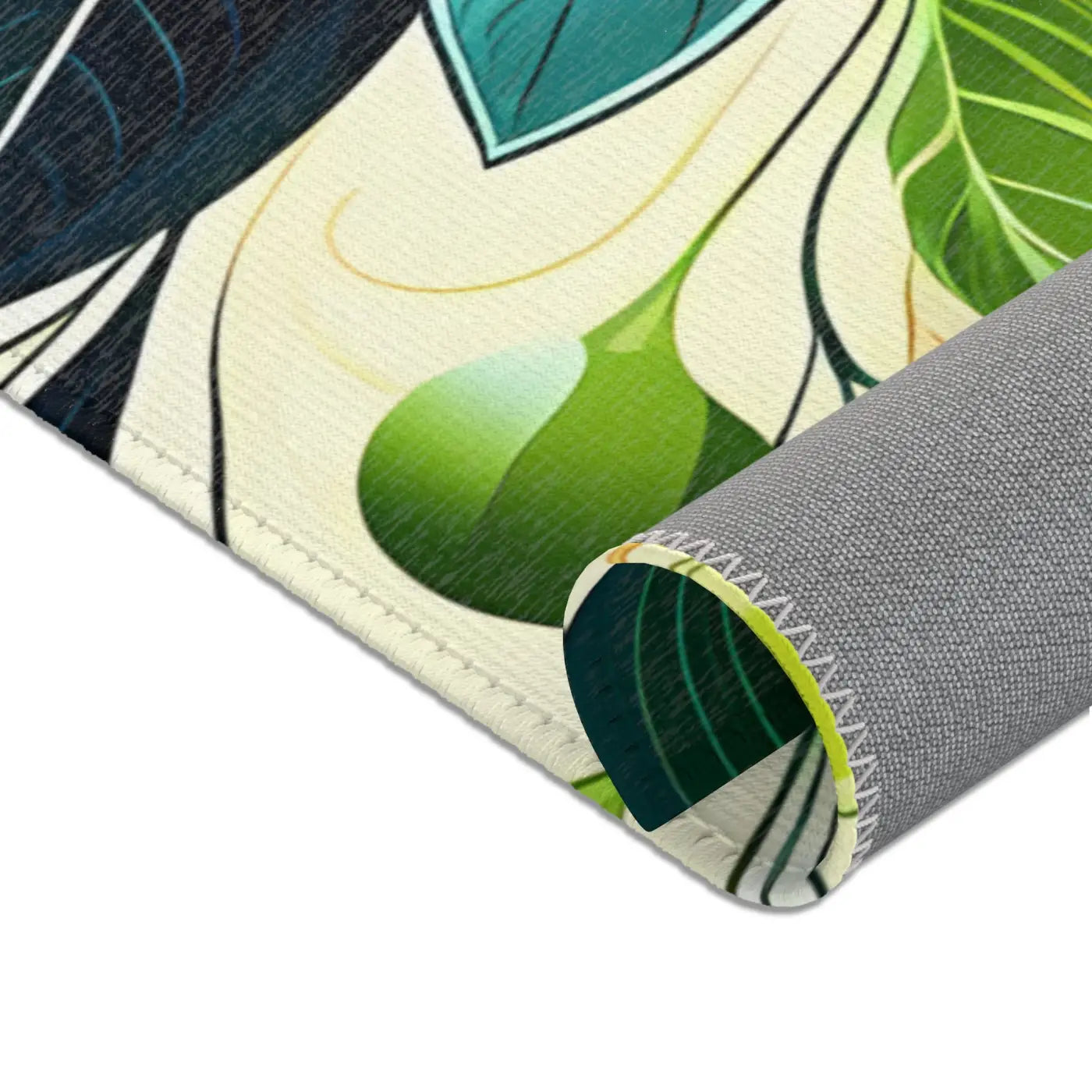 Floral Area Rugs - Large Leaf Designs for Living Spaces - DipaliZ