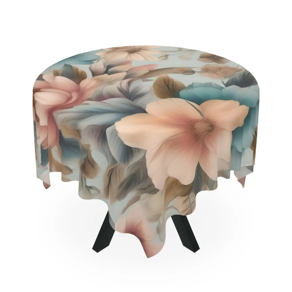 Large Flowers Tablecloth - Vibrant Dining Decor - DipaliZ