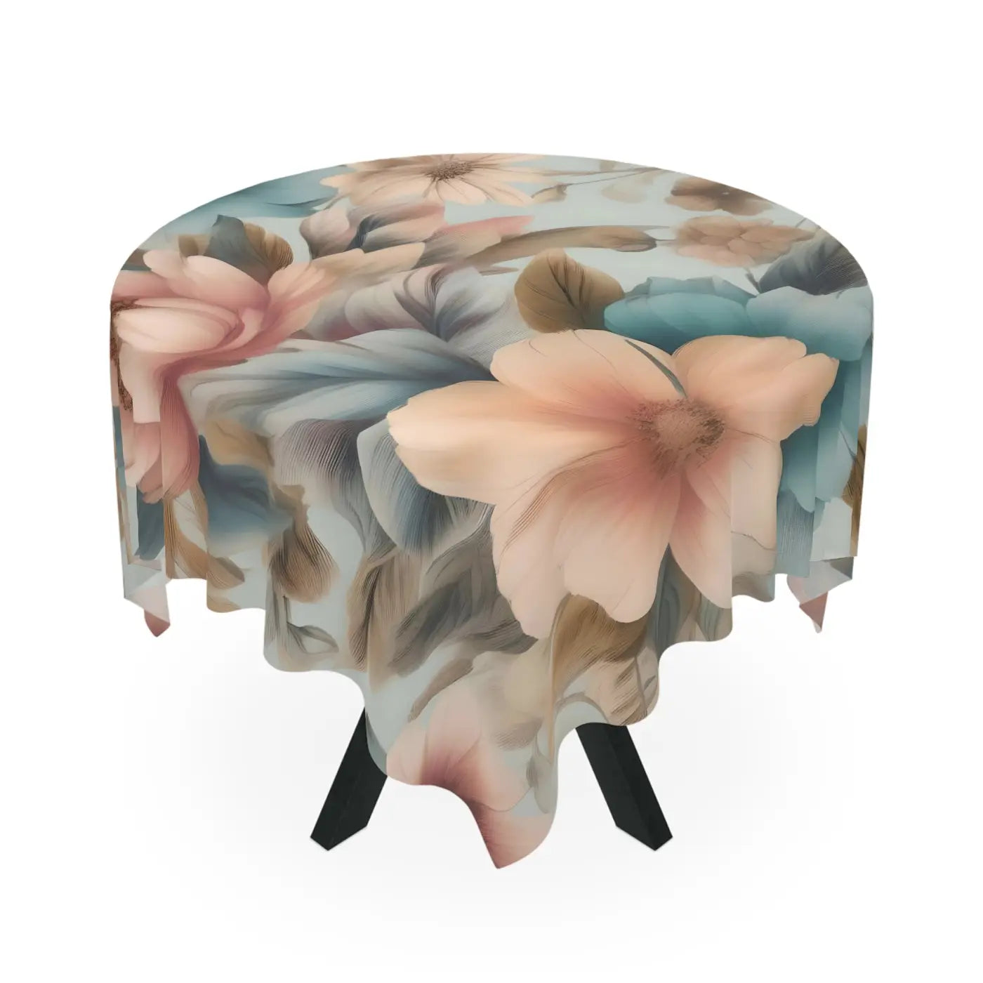 Large Flowers Tablecloth - Vibrant Dining Decor - DipaliZ