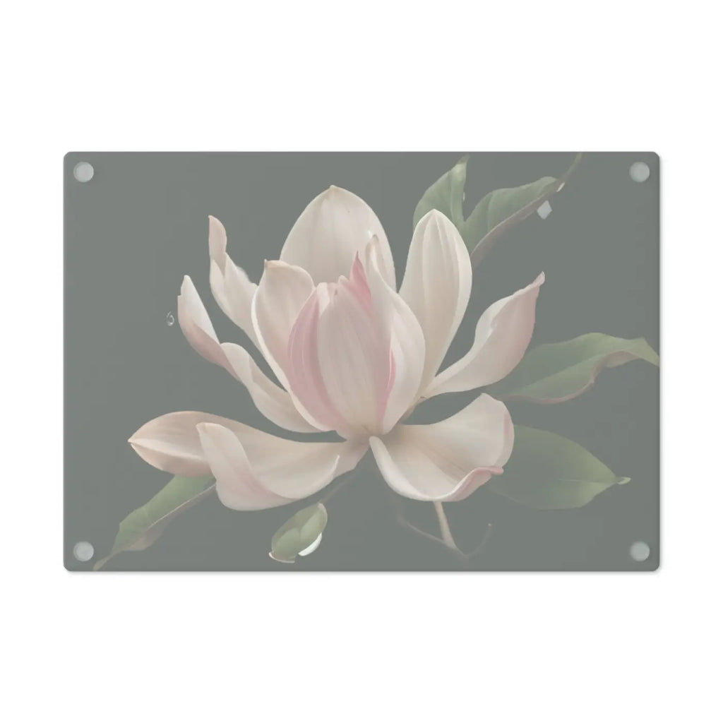 Large Pink Flower Cutting Board - Bold Kitchen Style - DipaliZ