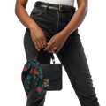 Bandana Bold Red Blooms - All-Over Print Floral - DipaliZ