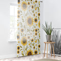 Large Sunflowers Window Curtain - Bold Home Decor - DipaliZ