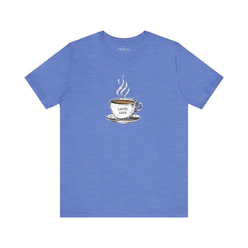 Latte Lovers Jersey Short Sleeve Tee - Coffee Comfort - DipaliZ