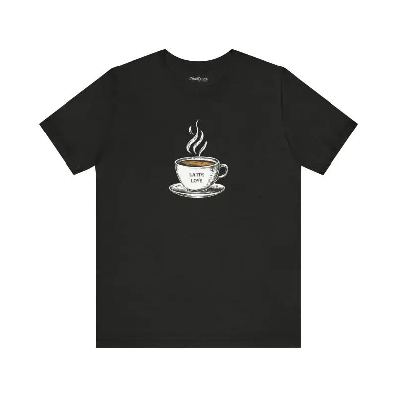 Latte Lovers Jersey Short Sleeve Tee - Coffee Comfort - DipaliZ