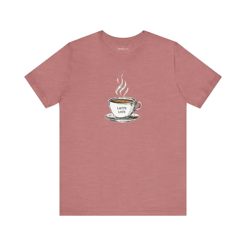 Latte Lovers Jersey Short Sleeve Tee - Coffee Comfort - DipaliZ