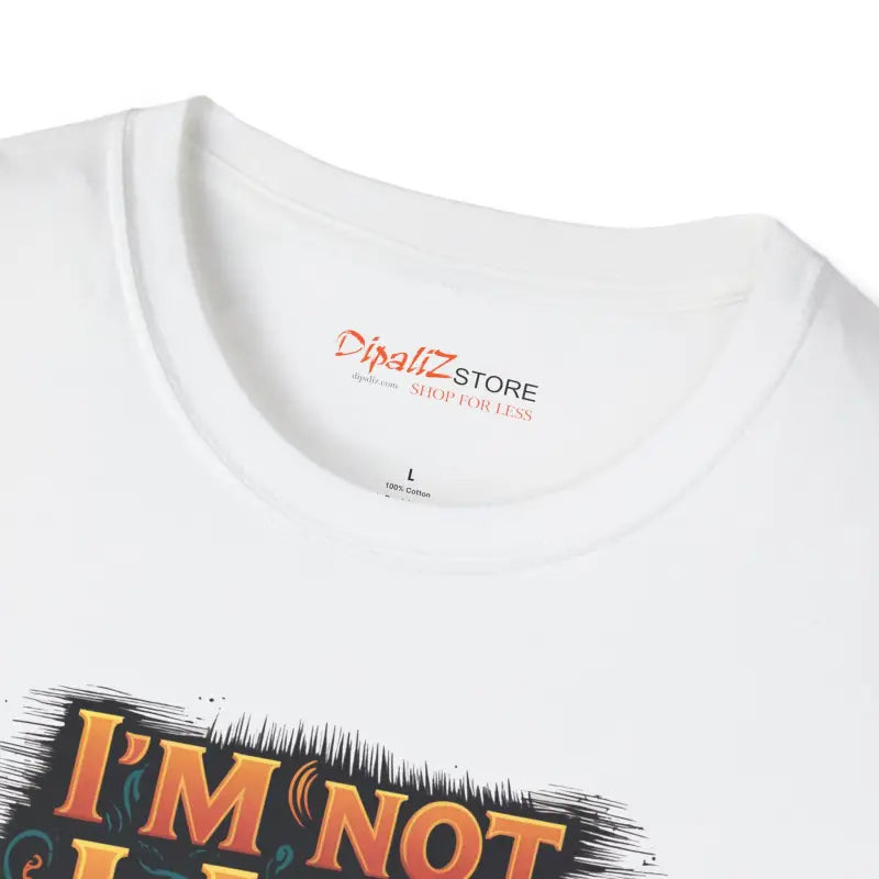 Energy Saving Mode Cotton Tee - I Am Not Lazy Unisex - DipaliZ