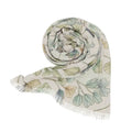 Bold Leaves Nature Scarf - Polyester Statement Piece - DipaliZ