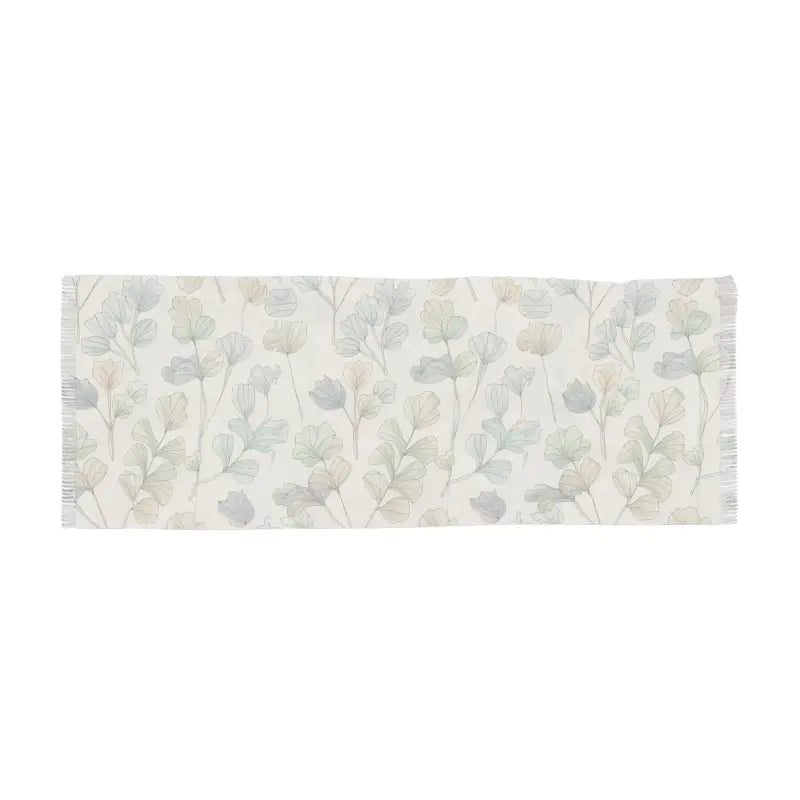 Bold Leaves Nature Scarf - Polyester Statement Piece - DipaliZ