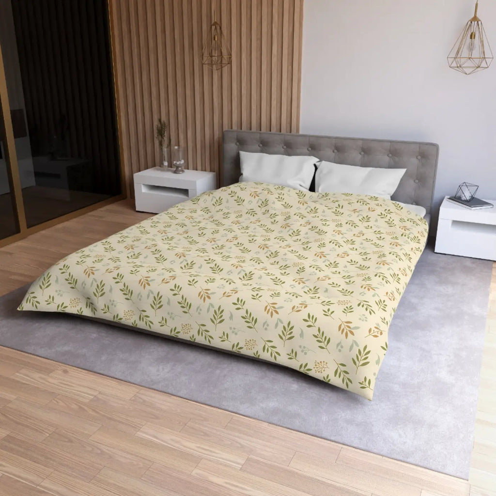 Botanical Microfiber Duvet - Sleep Sanctuary Comfort - DipaliZ