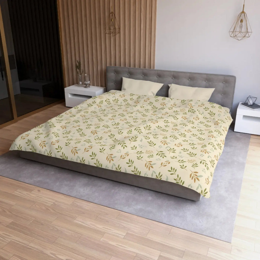 Botanical Microfiber Duvet - Sleep Sanctuary Comfort - DipaliZ