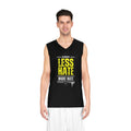 Less Hate, More Bate Basketball Jersey