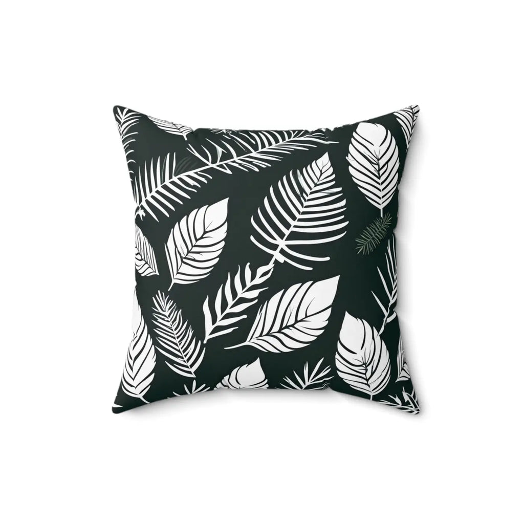 Leaves Throw Pillow - Double-Sided Print Spun Polyester - DipaliZ