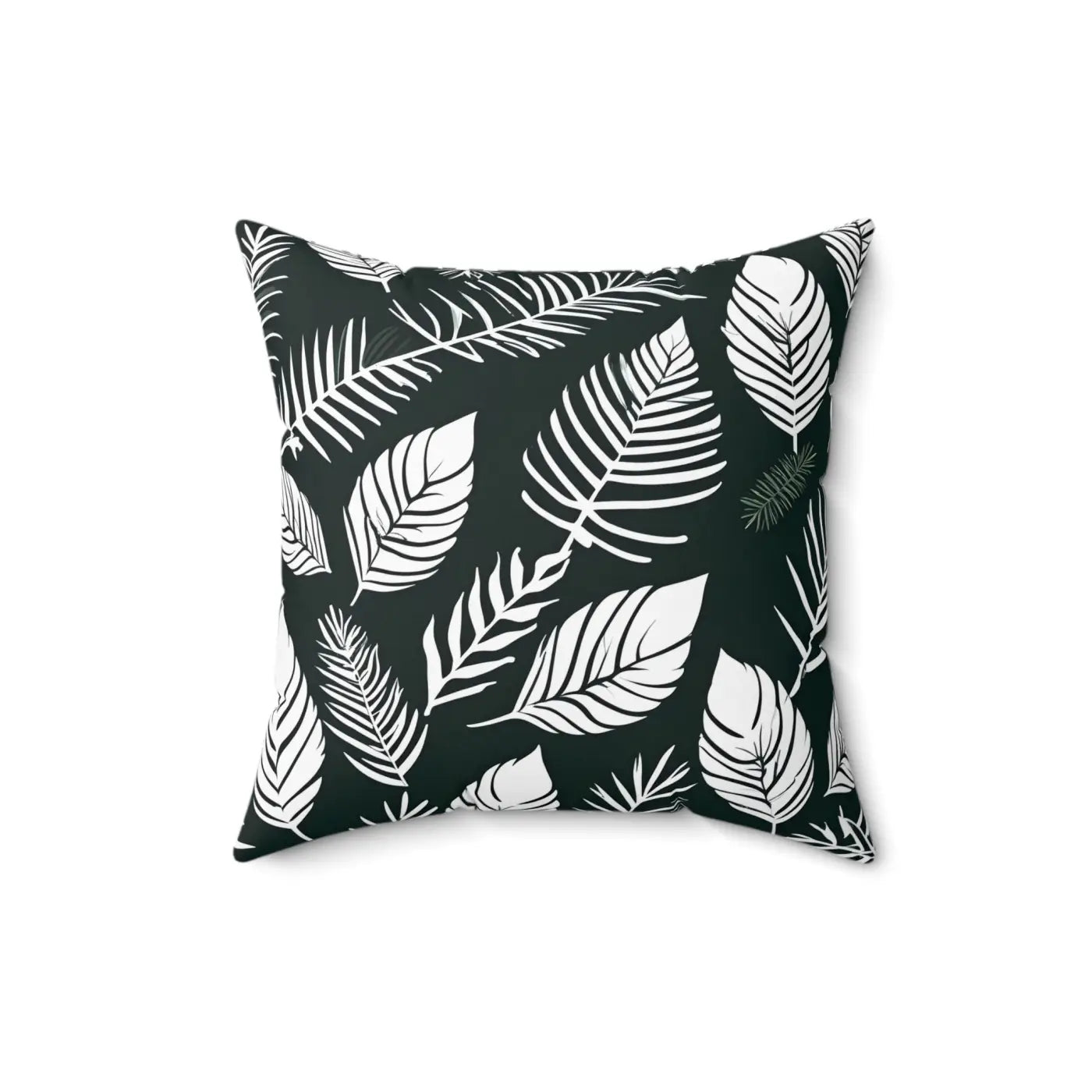 Leaves Throw Pillow - Double-Sided Print Spun Polyester - DipaliZ