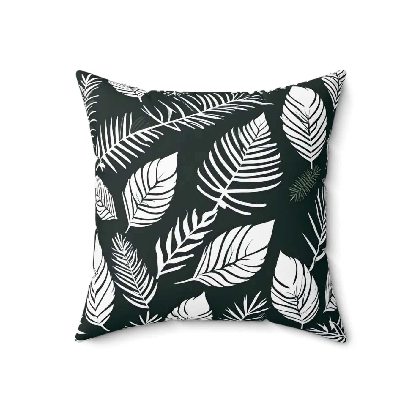Leaves Throw Pillow - Double-Sided Print Spun Polyester - DipaliZ