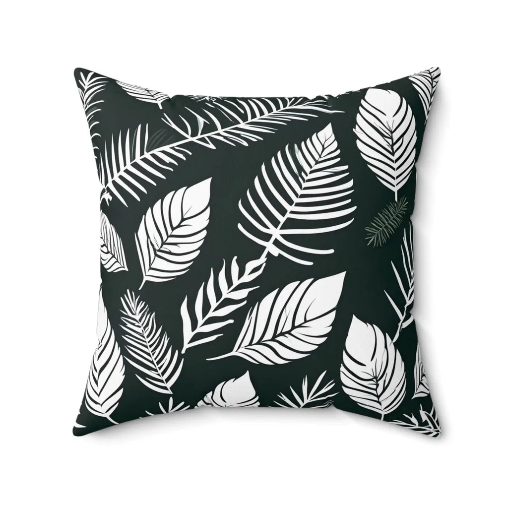 Leaves Throw Pillow - Double-Sided Print Spun Polyester - DipaliZ