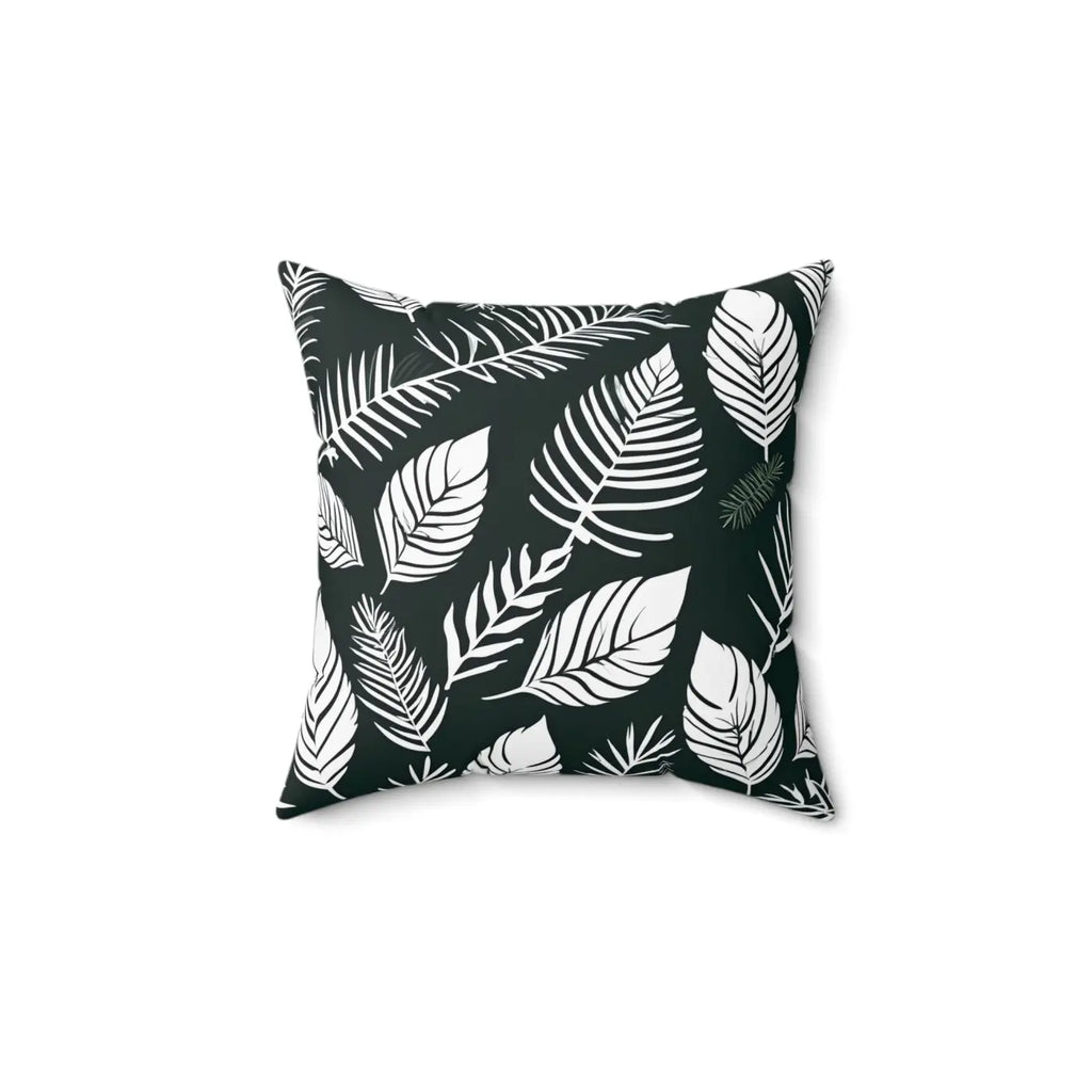 Leaves Throw Pillow - Double-Sided Print Spun Polyester - DipaliZ