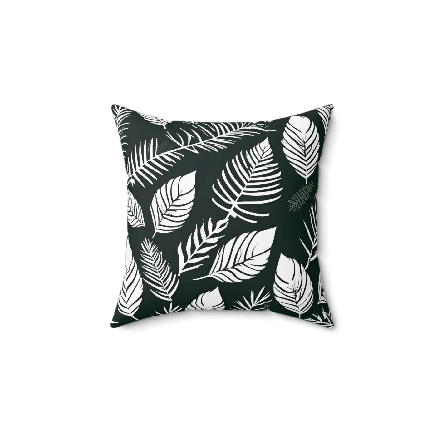 Leaves Throw Pillow - Double-Sided Print Spun Polyester - DipaliZ