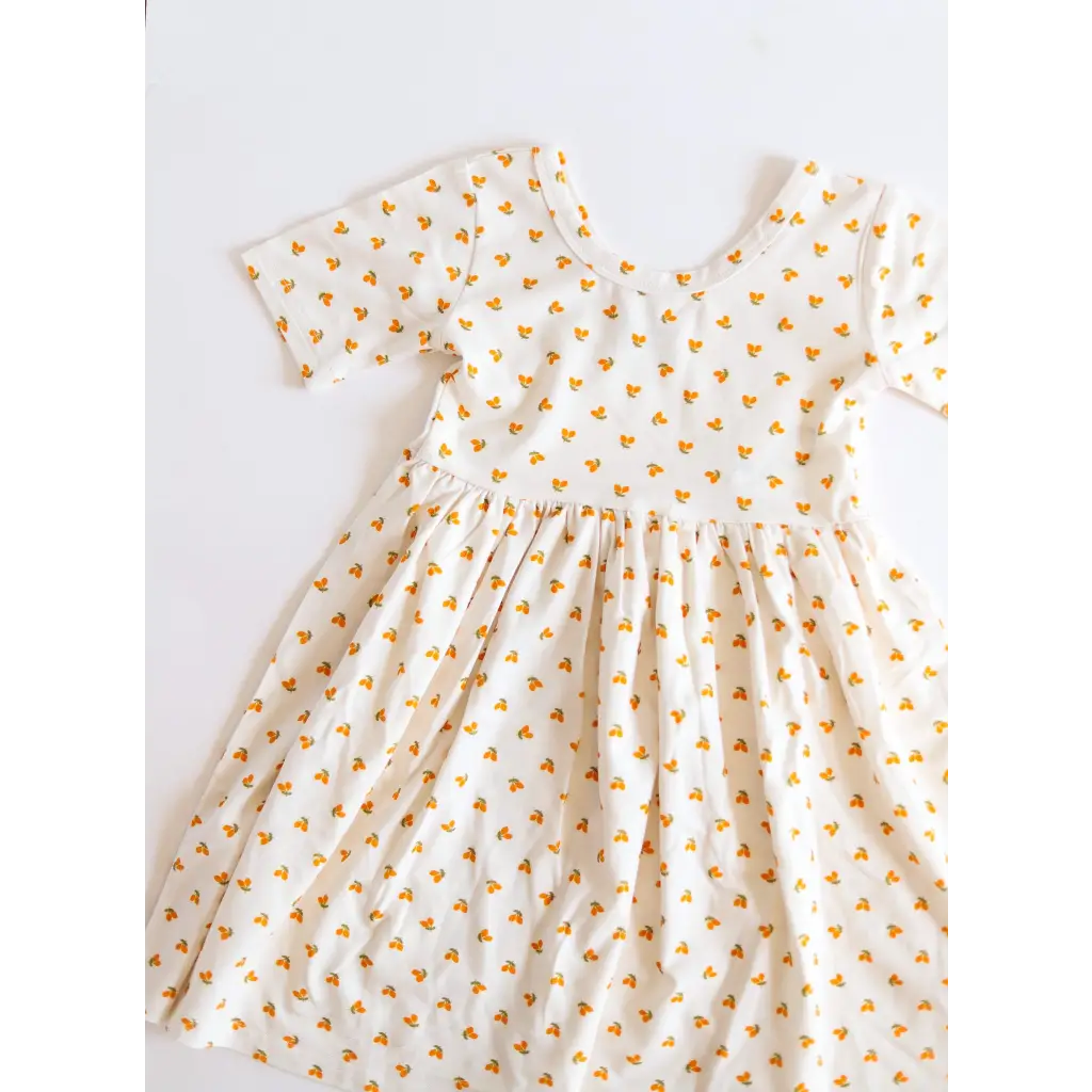 Lemon Shake Up All Day Twirl Dress for Kids