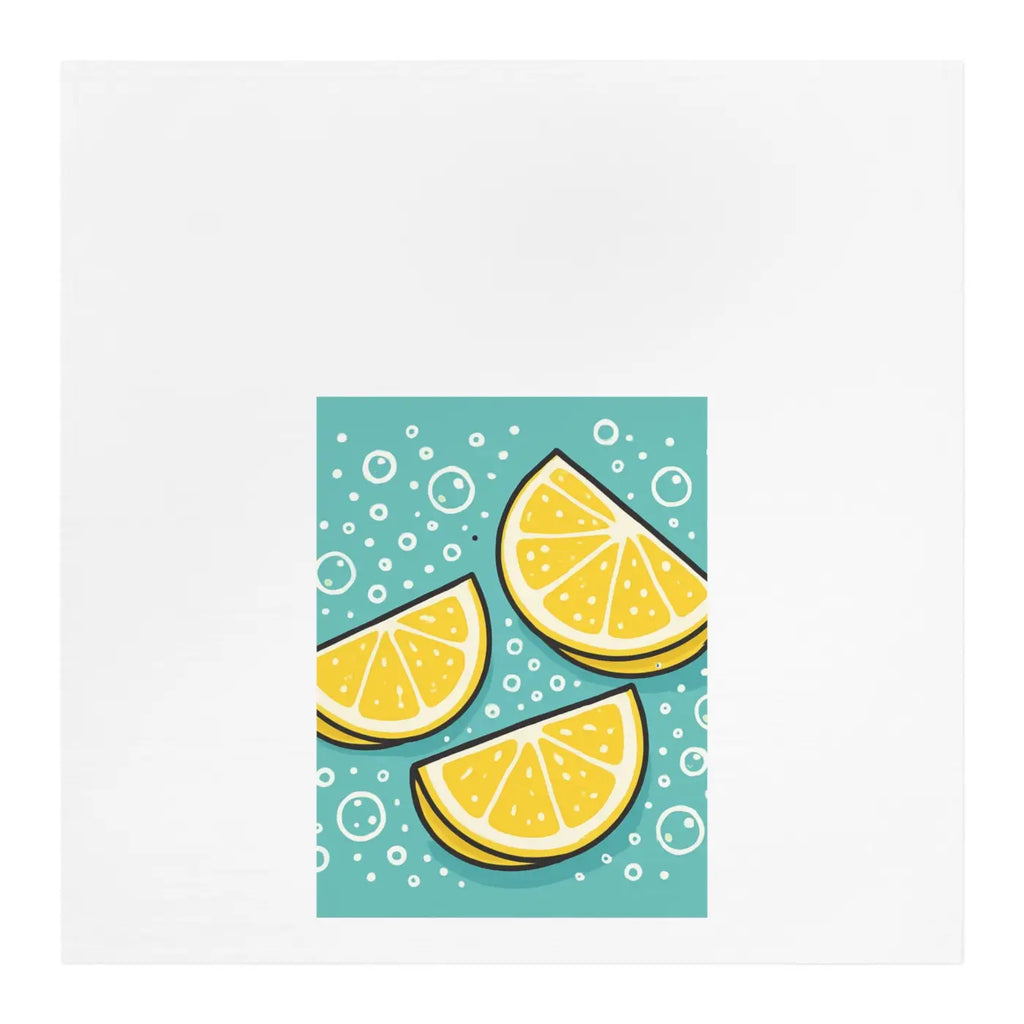 Lemon Slice Tea Towel - Bright Home Accent Kitchen Essential - DipaliZ