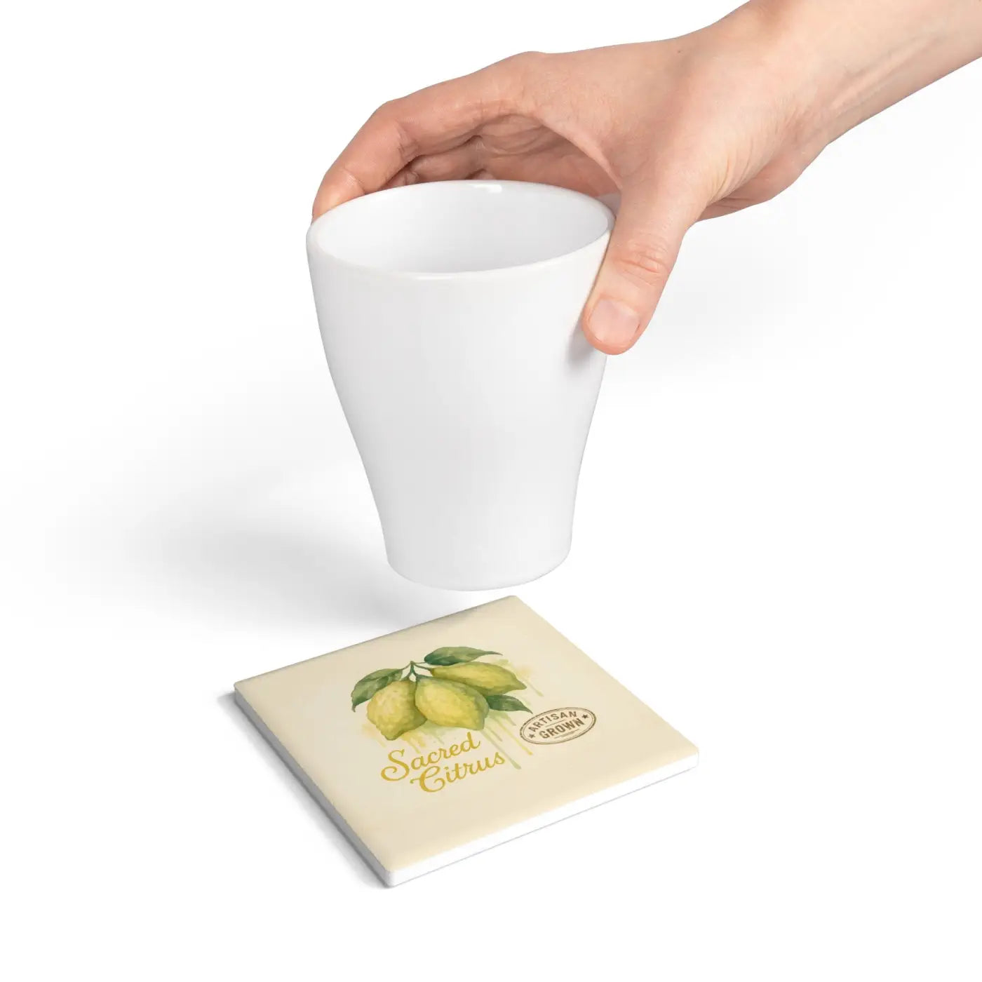 Premium Ceramic Coaster Set - Chic Home Decor Protection - DipaliZ