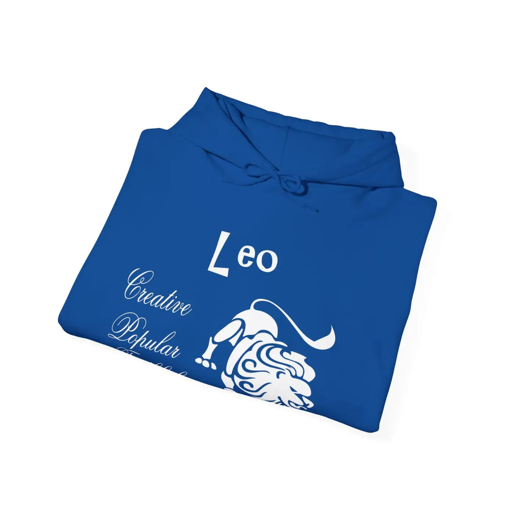 Leo Zodiac Sign Hoodie - Unisex Heavy Blend Sweatshirt - DipaliZ
